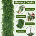 6 Ft Artificial Cedar Garland